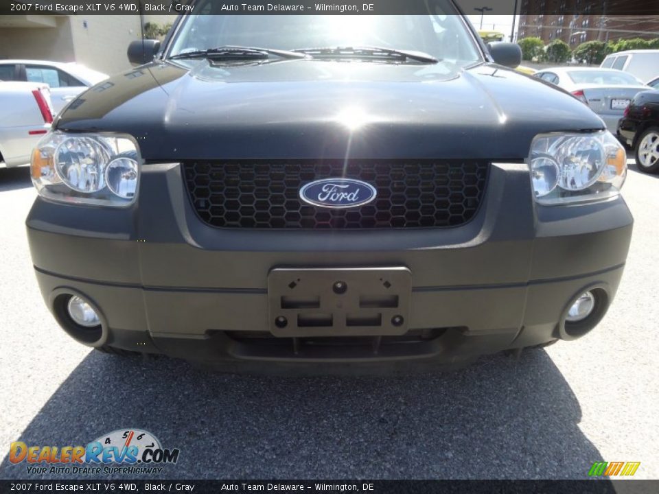 2007 Ford Escape XLT V6 4WD Black / Gray Photo #35