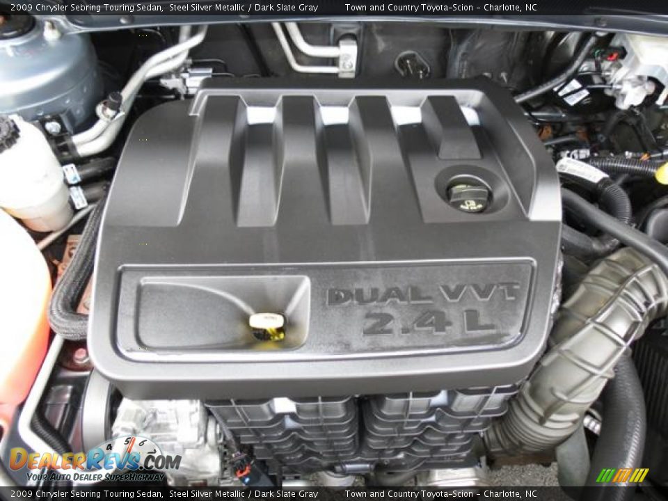 2009 Chrysler Sebring Touring Sedan Steel Silver Metallic / Dark Slate Gray Photo #26
