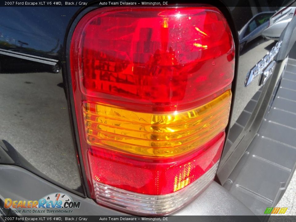 2007 Ford Escape XLT V6 4WD Black / Gray Photo #36