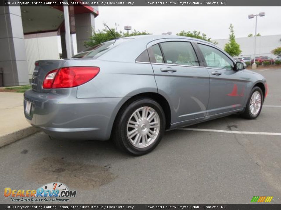 2009 Chrysler Sebring Touring Sedan Steel Silver Metallic / Dark Slate Gray Photo #27