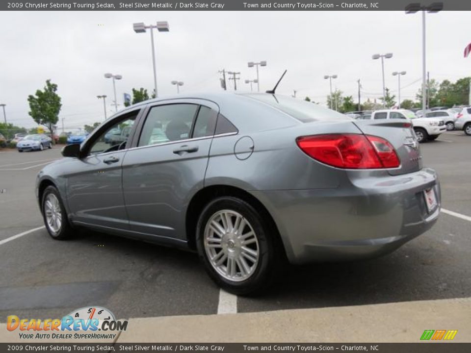 2009 Chrysler Sebring Touring Sedan Steel Silver Metallic / Dark Slate Gray Photo #29