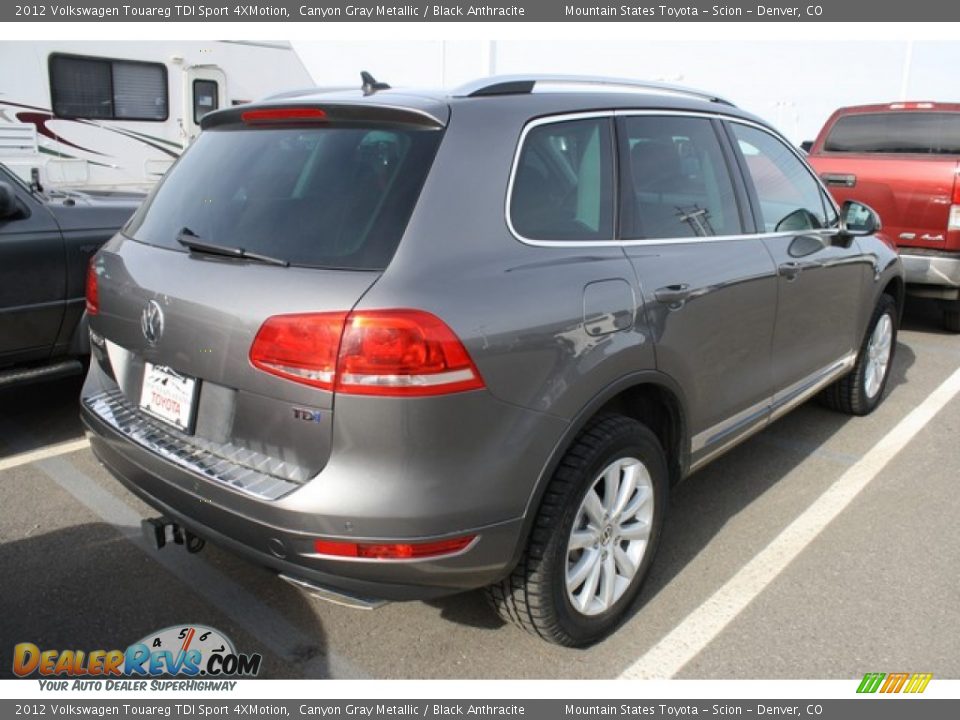 2012 Volkswagen Touareg TDI Sport 4XMotion Canyon Gray Metallic / Black Anthracite Photo #2