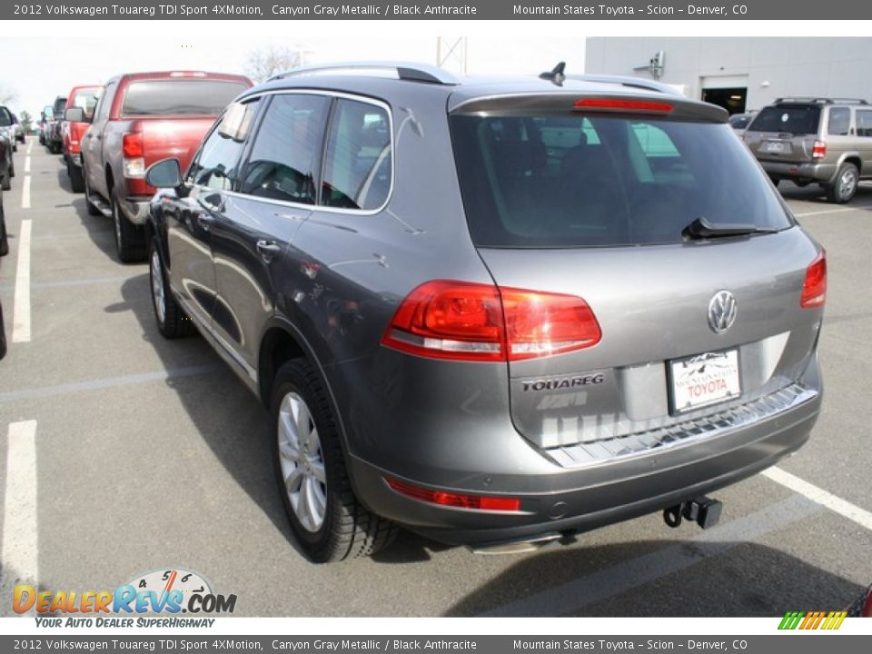 2012 Volkswagen Touareg TDI Sport 4XMotion Canyon Gray Metallic / Black Anthracite Photo #3
