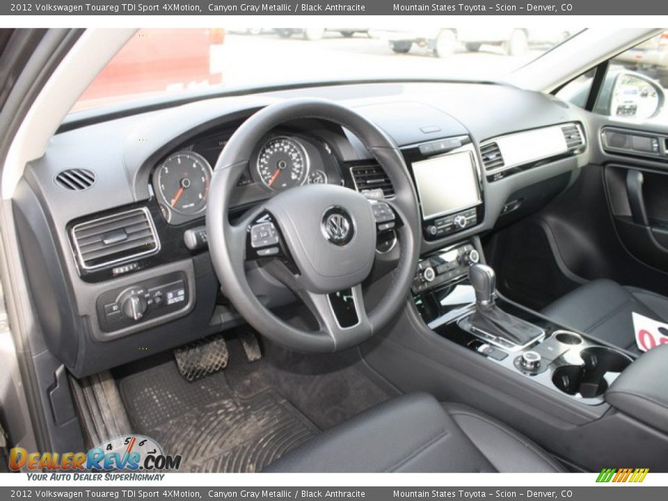 2012 Volkswagen Touareg TDI Sport 4XMotion Canyon Gray Metallic / Black Anthracite Photo #5