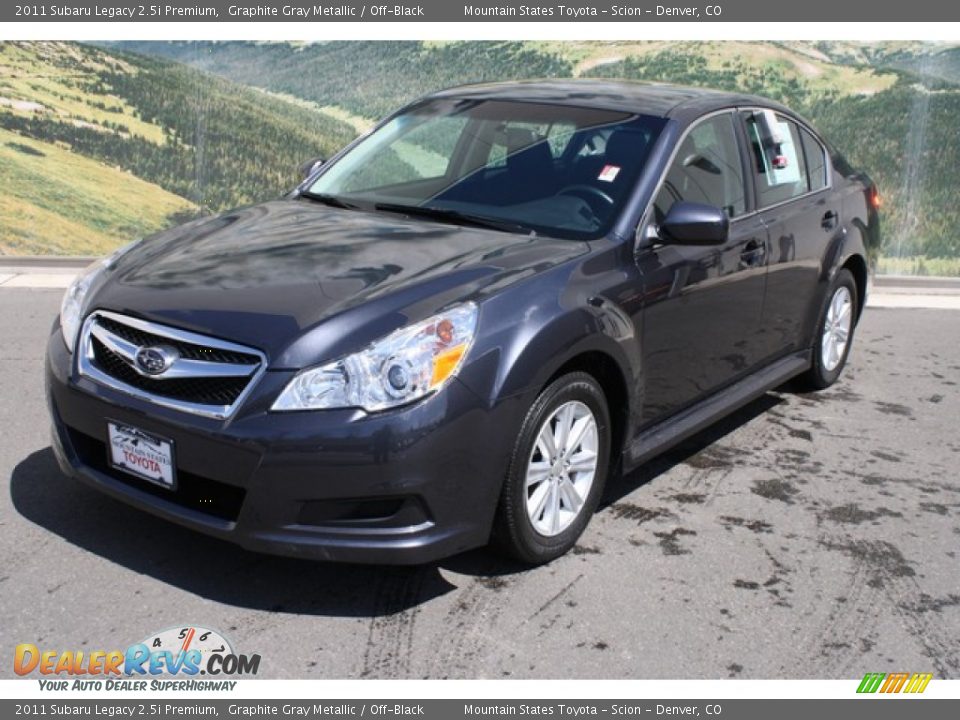 2011 Subaru Legacy 2.5i Premium Graphite Gray Metallic / Off-Black Photo #5