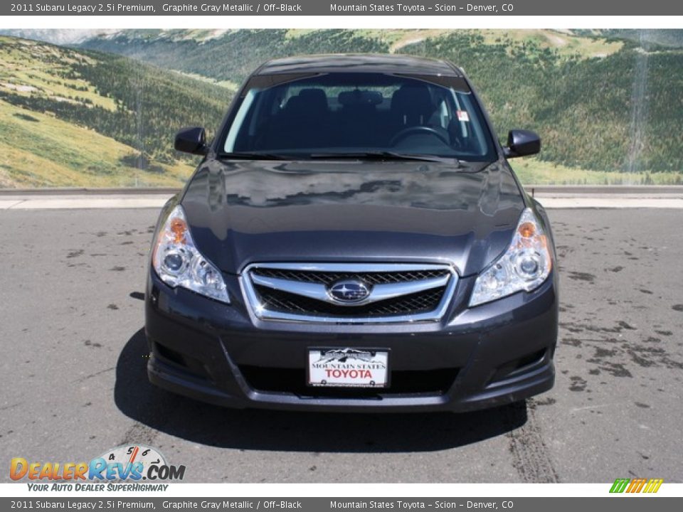 2011 Subaru Legacy 2.5i Premium Graphite Gray Metallic / Off-Black Photo #7