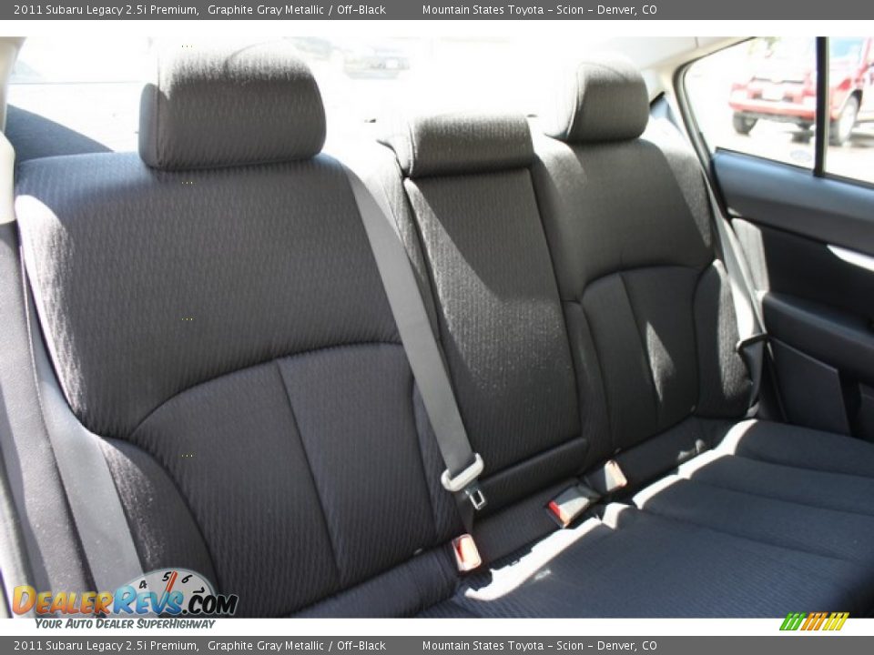 2011 Subaru Legacy 2.5i Premium Graphite Gray Metallic / Off-Black Photo #18