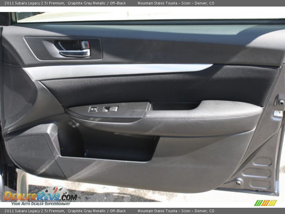 2011 Subaru Legacy 2.5i Premium Graphite Gray Metallic / Off-Black Photo #21