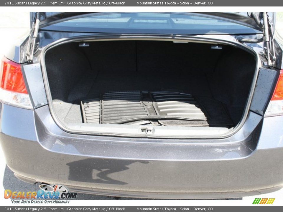2011 Subaru Legacy 2.5i Premium Graphite Gray Metallic / Off-Black Photo #22
