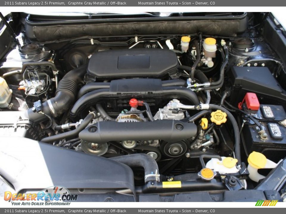 2011 Subaru Legacy 2.5i Premium Graphite Gray Metallic / Off-Black Photo #23