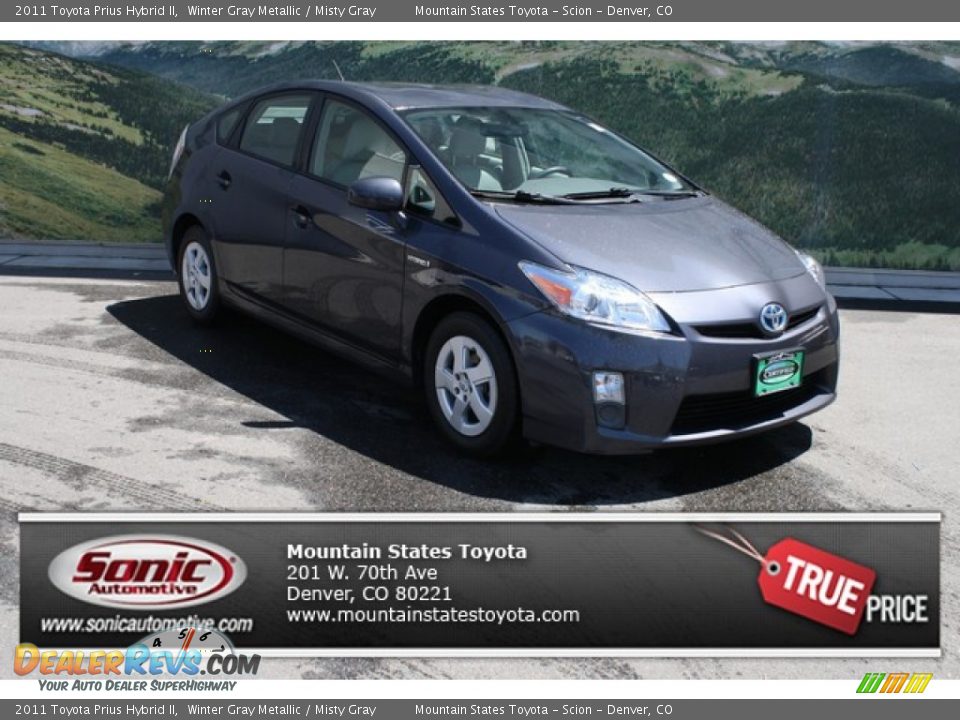 2011 Toyota Prius Hybrid II Winter Gray Metallic / Misty Gray Photo #1