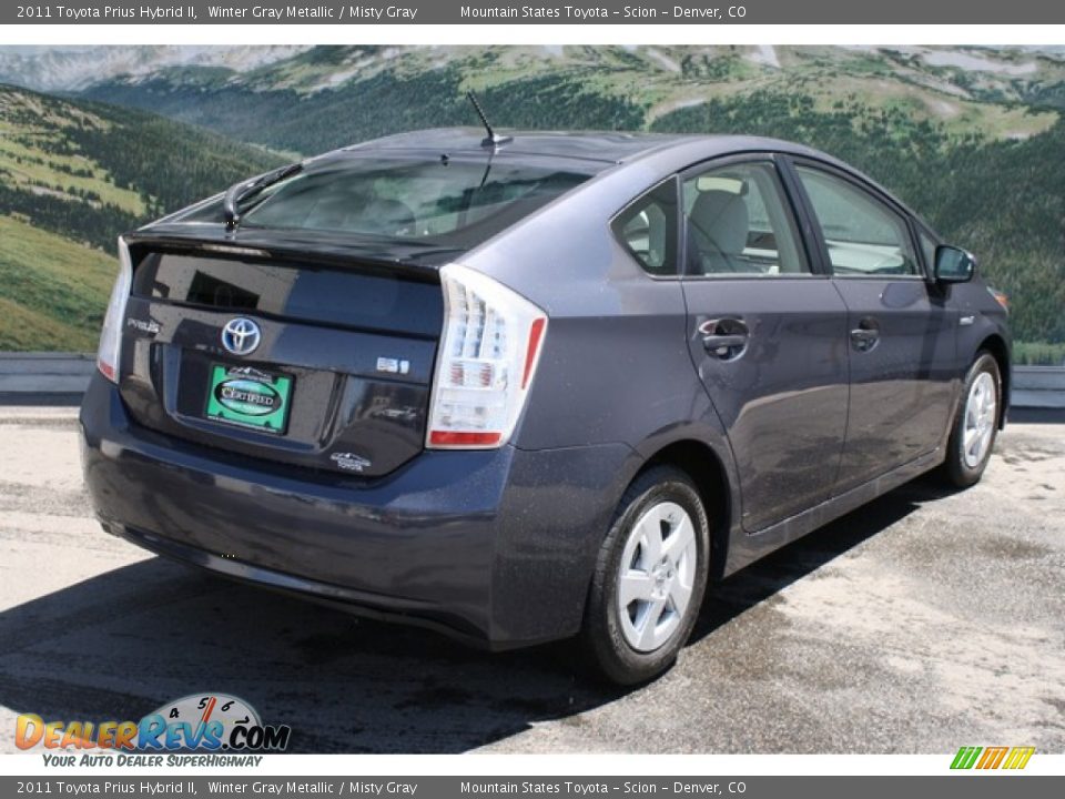2011 Toyota Prius Hybrid II Winter Gray Metallic / Misty Gray Photo #3