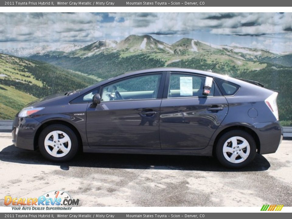 2011 Toyota Prius Hybrid II Winter Gray Metallic / Misty Gray Photo #6