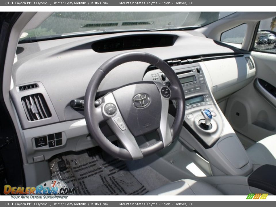 2011 Toyota Prius Hybrid II Winter Gray Metallic / Misty Gray Photo #9