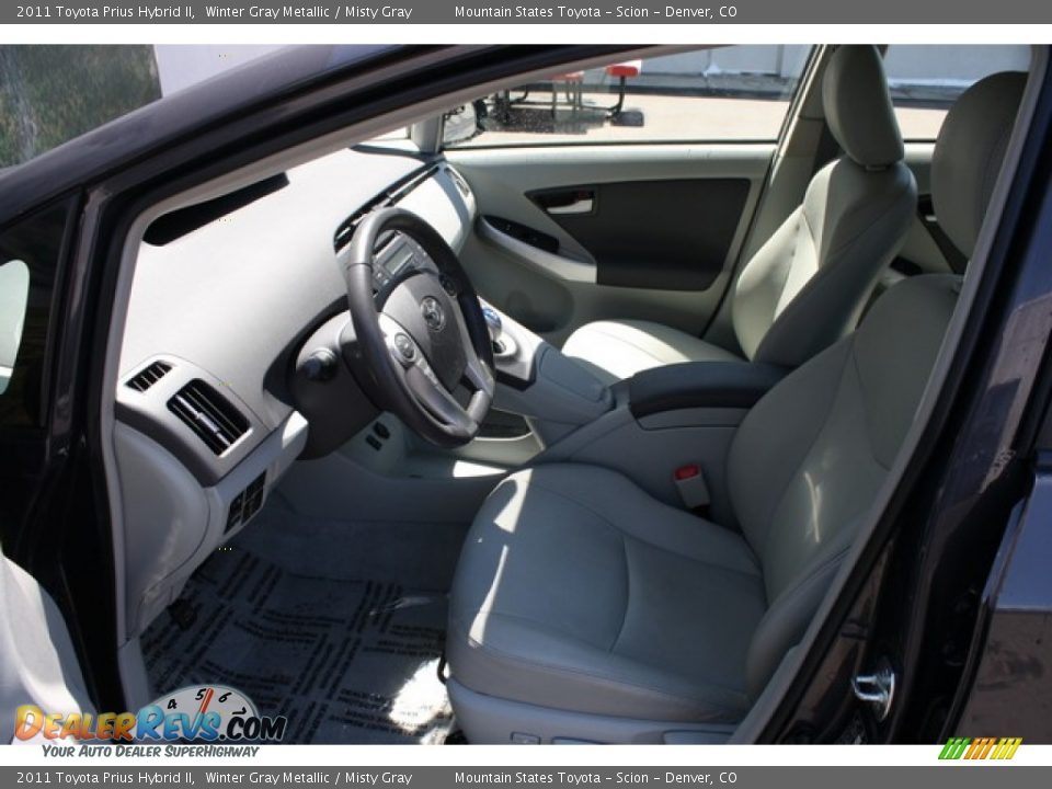 2011 Toyota Prius Hybrid II Winter Gray Metallic / Misty Gray Photo #10