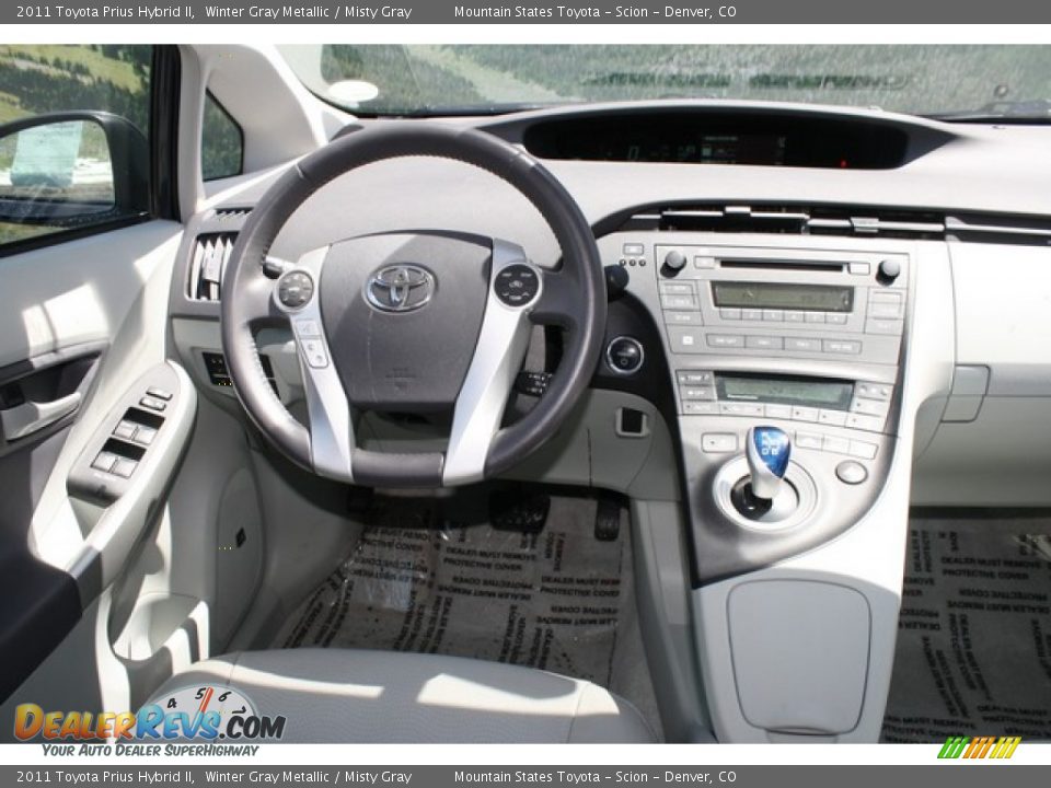 2011 Toyota Prius Hybrid II Winter Gray Metallic / Misty Gray Photo #12