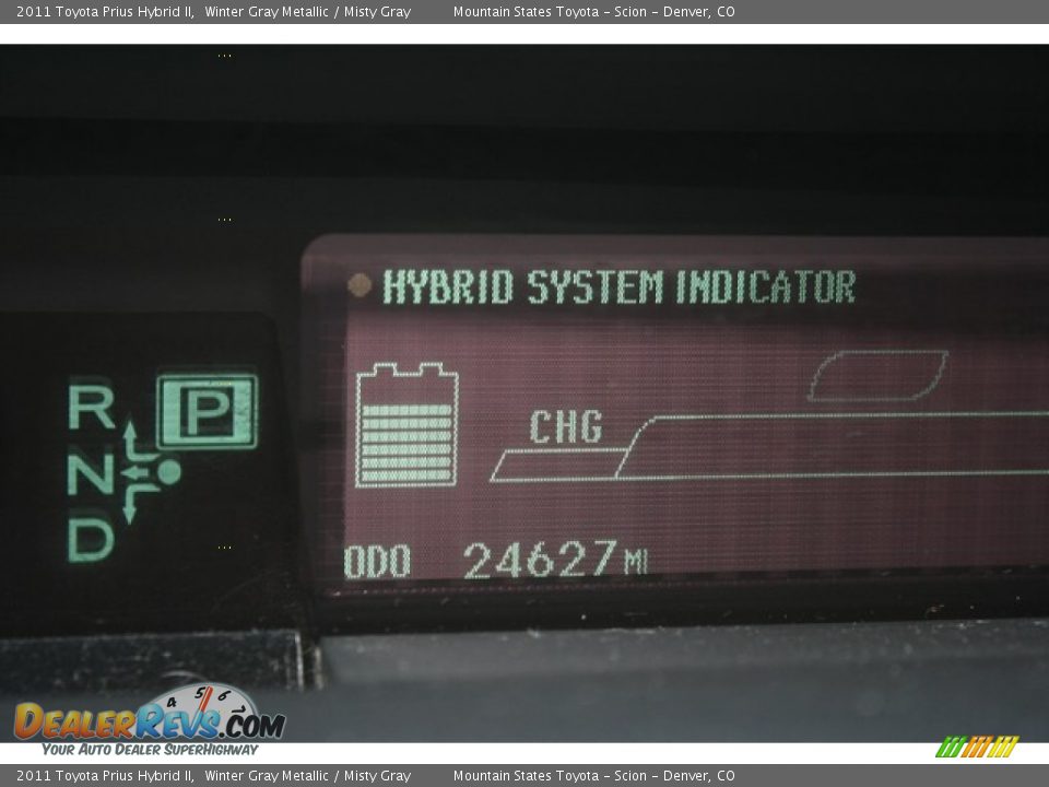 2011 Toyota Prius Hybrid II Winter Gray Metallic / Misty Gray Photo #25