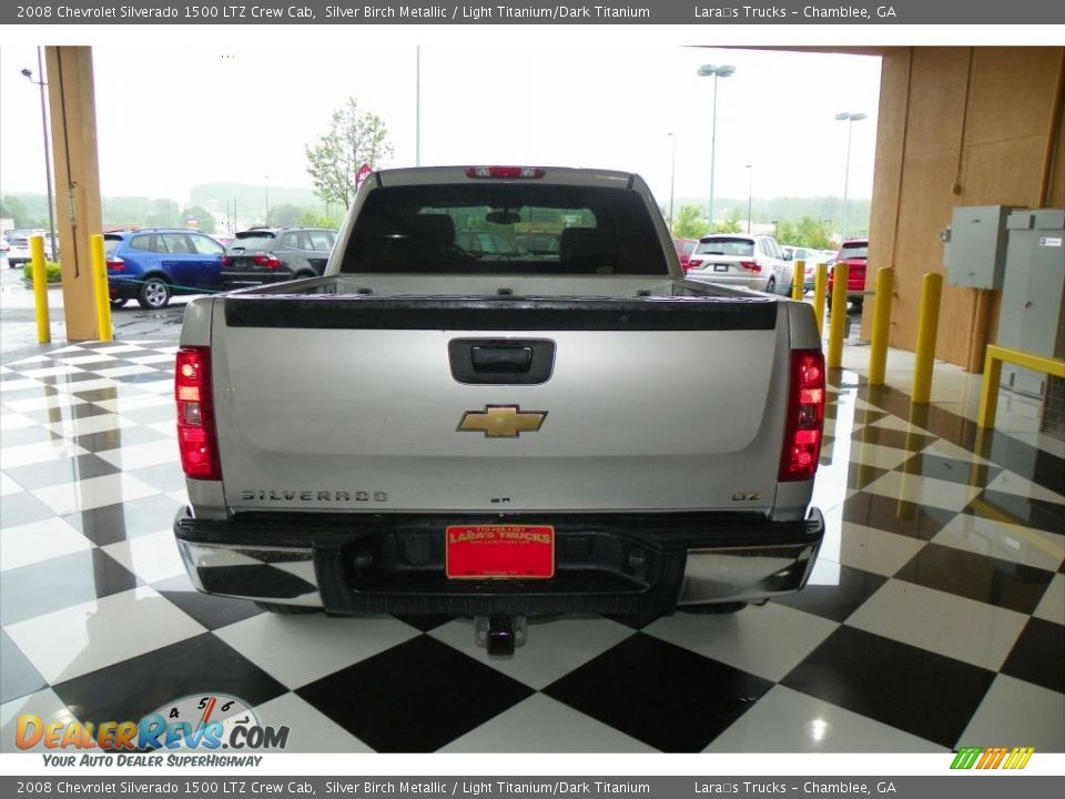 2008 Chevrolet Silverado 1500 LTZ Crew Cab Silver Birch Metallic / Light Titanium/Dark Titanium Photo #5