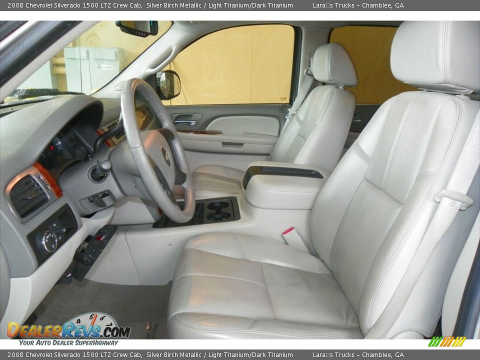 2008 Chevrolet Silverado 1500 LTZ Crew Cab Silver Birch Metallic / Light Titanium/Dark Titanium Photo #8