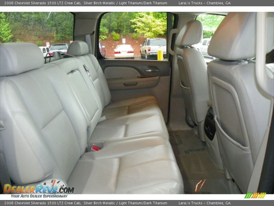 2008 Chevrolet Silverado 1500 LTZ Crew Cab Silver Birch Metallic / Light Titanium/Dark Titanium Photo #10