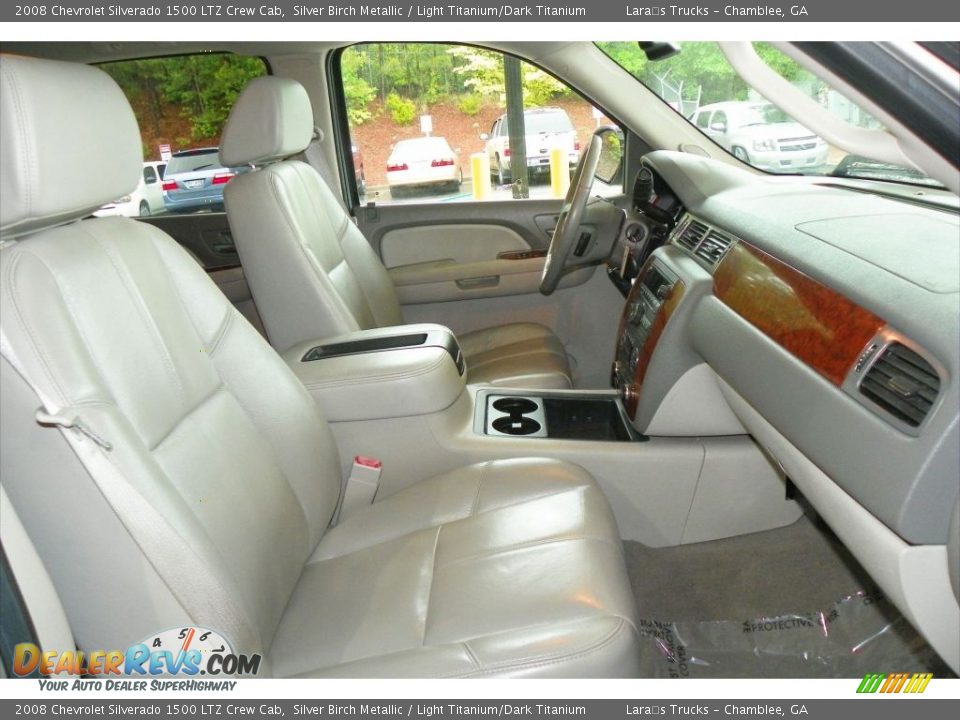 2008 Chevrolet Silverado 1500 LTZ Crew Cab Silver Birch Metallic / Light Titanium/Dark Titanium Photo #11