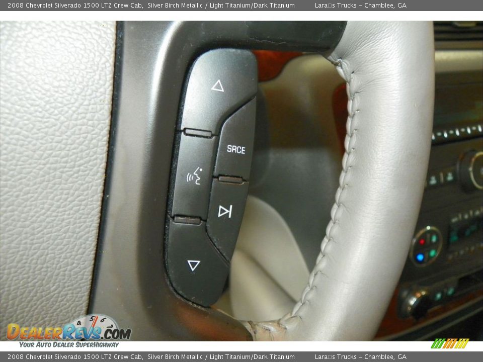 2008 Chevrolet Silverado 1500 LTZ Crew Cab Silver Birch Metallic / Light Titanium/Dark Titanium Photo #14