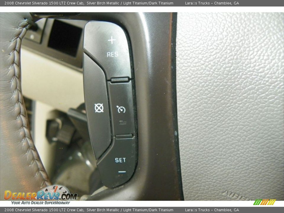 2008 Chevrolet Silverado 1500 LTZ Crew Cab Silver Birch Metallic / Light Titanium/Dark Titanium Photo #15