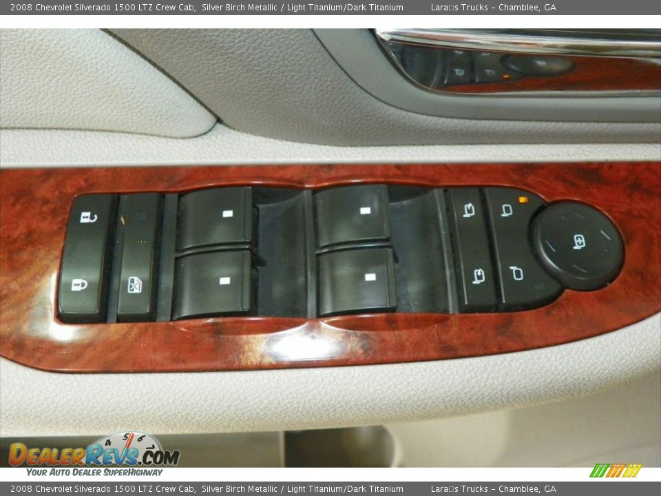 2008 Chevrolet Silverado 1500 LTZ Crew Cab Silver Birch Metallic / Light Titanium/Dark Titanium Photo #16