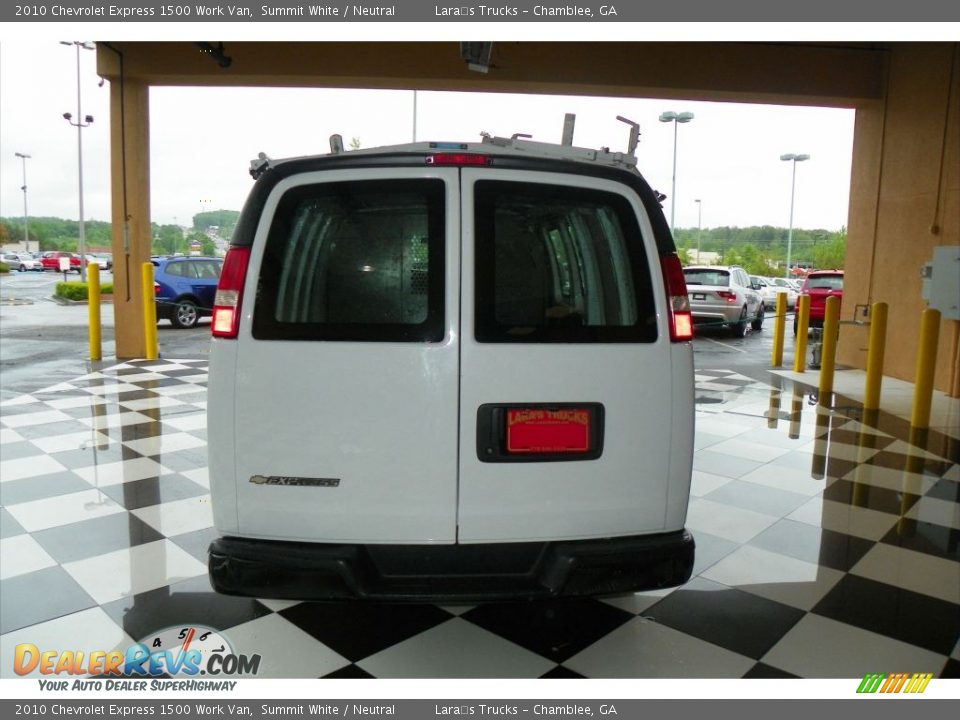 2010 Chevrolet Express 1500 Work Van Summit White / Neutral Photo #5
