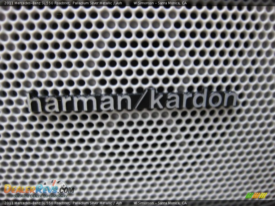 2011 Mercedes-Benz SL 550 Roadster Palladium Silver Metallic / Ash Photo #11
