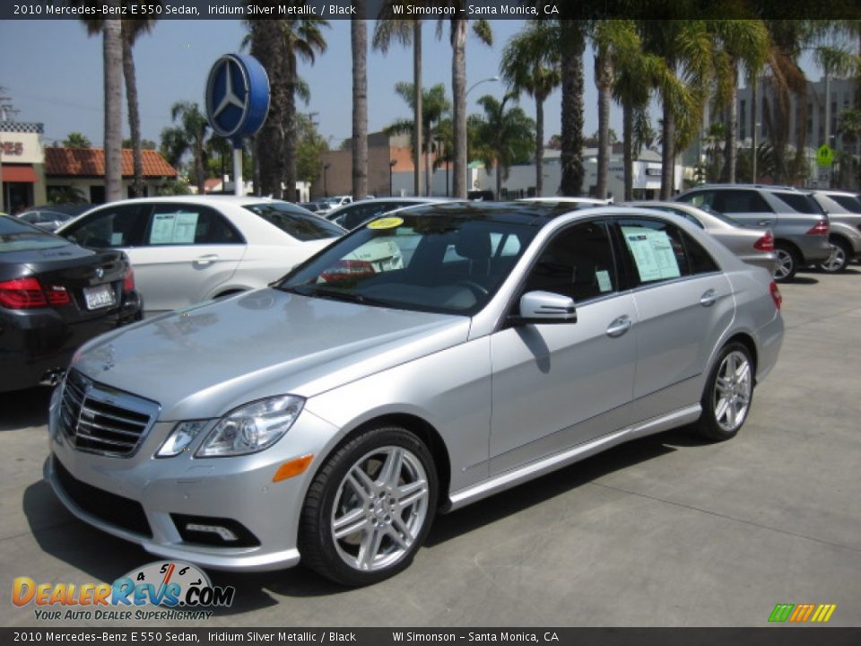 2010 Mercedes-Benz E 550 Sedan Iridium Silver Metallic / Black Photo #5