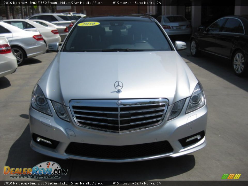 2010 Mercedes-Benz E 550 Sedan Iridium Silver Metallic / Black Photo #6