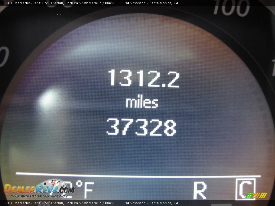 2010 Mercedes-Benz E 550 Sedan Iridium Silver Metallic / Black Photo #10