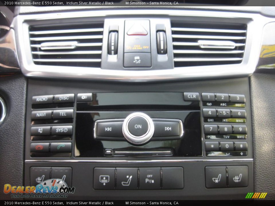 2010 Mercedes-Benz E 550 Sedan Iridium Silver Metallic / Black Photo #14
