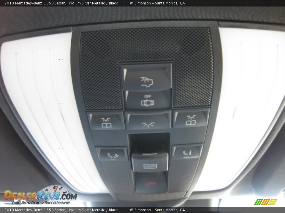 2010 Mercedes-Benz E 550 Sedan Iridium Silver Metallic / Black Photo #18