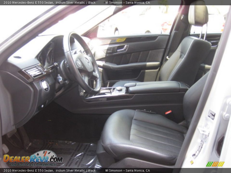 2010 Mercedes-Benz E 550 Sedan Iridium Silver Metallic / Black Photo #19