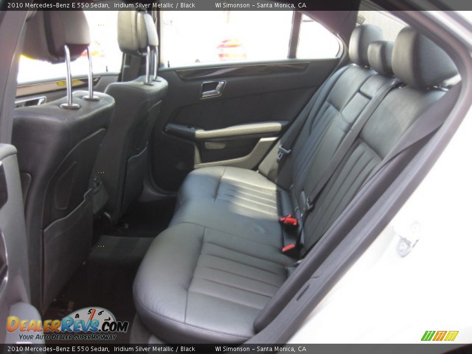 2010 Mercedes-Benz E 550 Sedan Iridium Silver Metallic / Black Photo #20