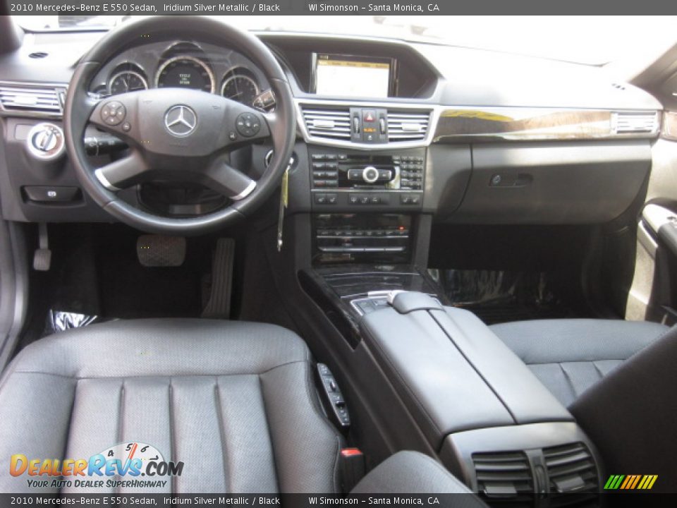 2010 Mercedes-Benz E 550 Sedan Iridium Silver Metallic / Black Photo #21