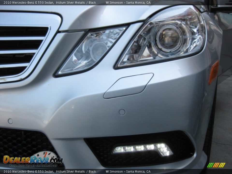 2010 Mercedes-Benz E 550 Sedan Iridium Silver Metallic / Black Photo #23