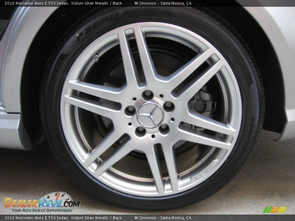 2010 Mercedes-Benz E 550 Sedan Iridium Silver Metallic / Black Photo #24