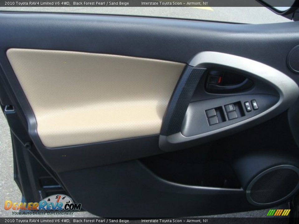2010 Toyota RAV4 Limited V6 4WD Black Forest Pearl / Sand Beige Photo #7