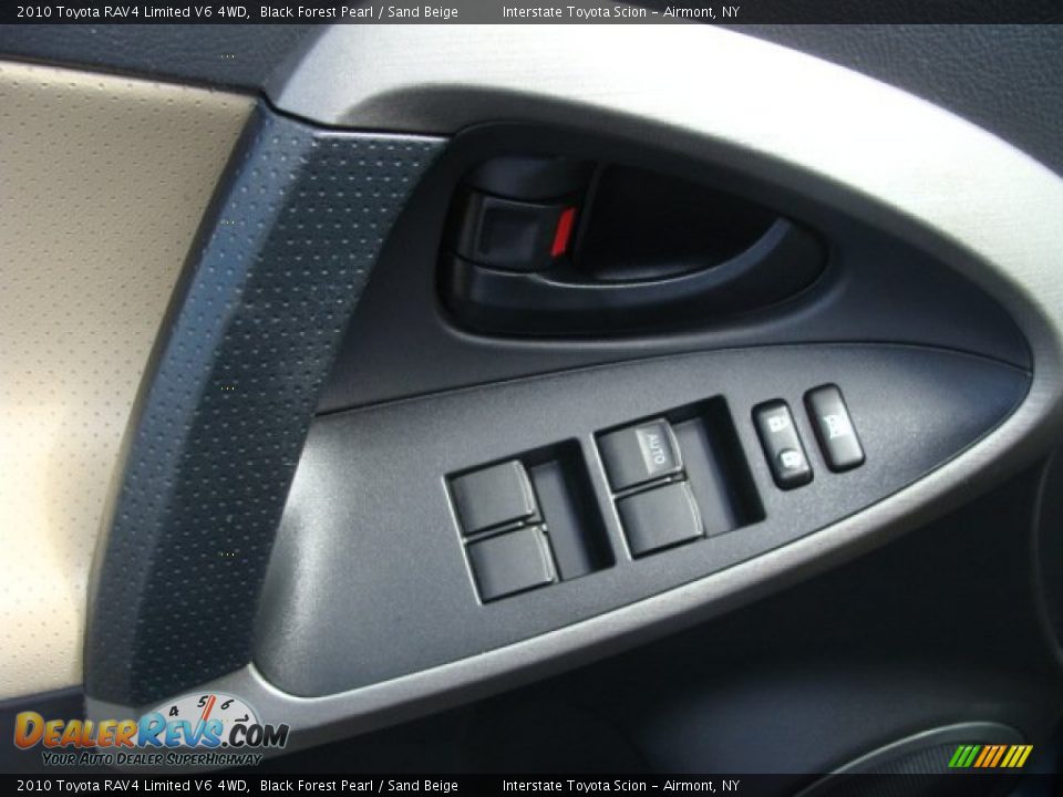 2010 Toyota RAV4 Limited V6 4WD Black Forest Pearl / Sand Beige Photo #8