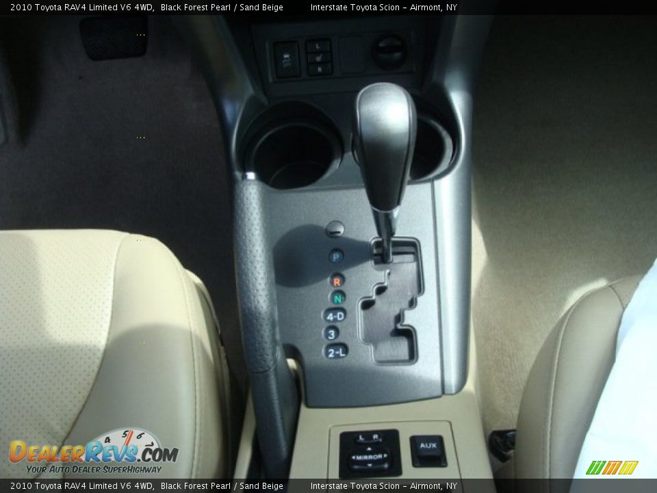 2010 Toyota RAV4 Limited V6 4WD Black Forest Pearl / Sand Beige Photo #16