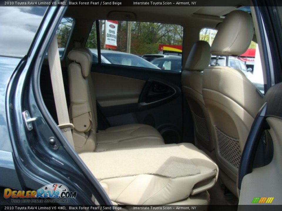 2010 Toyota RAV4 Limited V6 4WD Black Forest Pearl / Sand Beige Photo #19