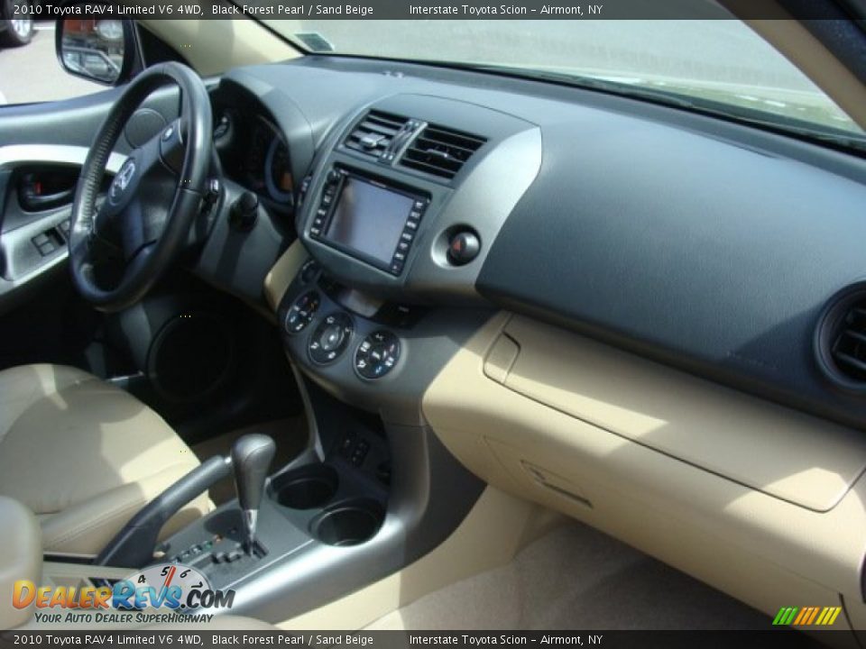 2010 Toyota RAV4 Limited V6 4WD Black Forest Pearl / Sand Beige Photo #21