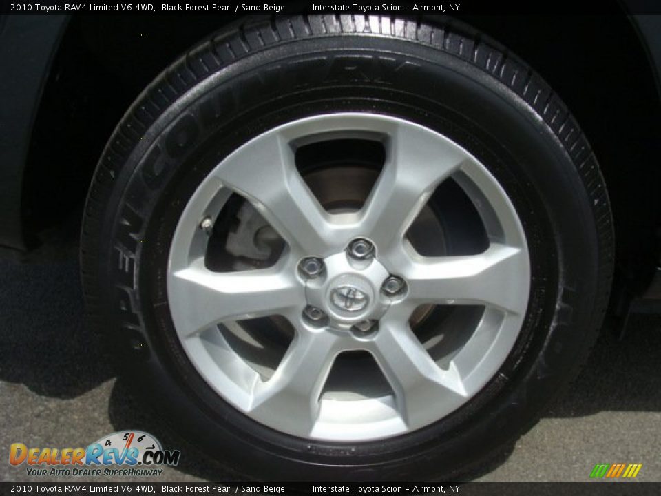 2010 Toyota RAV4 Limited V6 4WD Black Forest Pearl / Sand Beige Photo #23