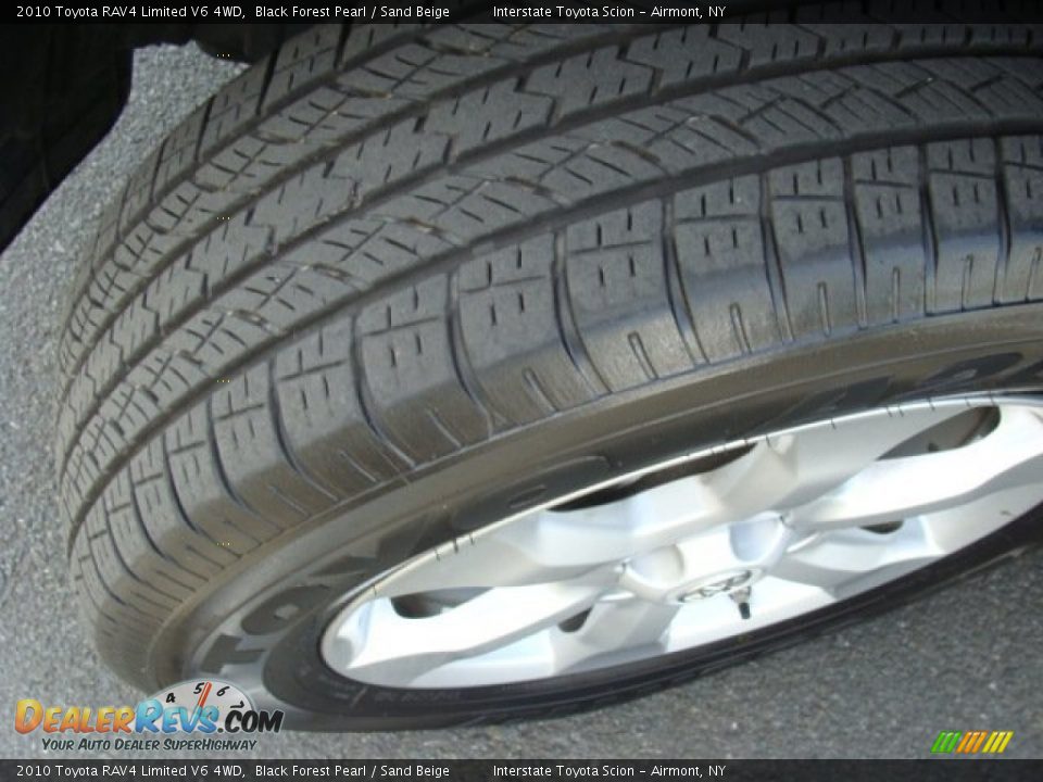 2010 Toyota RAV4 Limited V6 4WD Black Forest Pearl / Sand Beige Photo #24