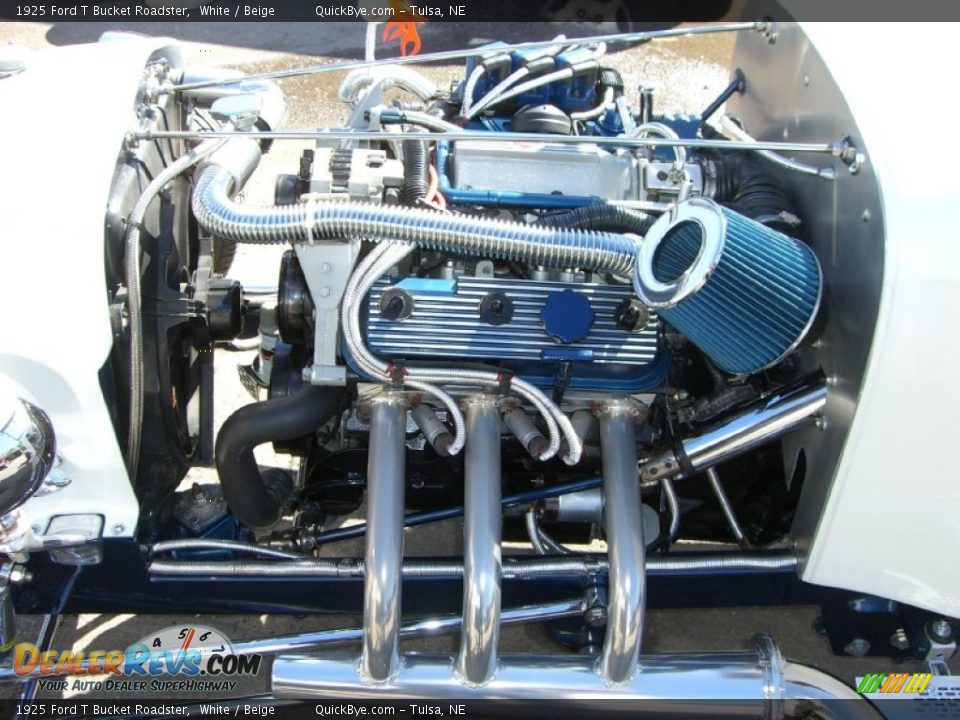 1925 Ford T Bucket Roadster White / Beige Photo #34