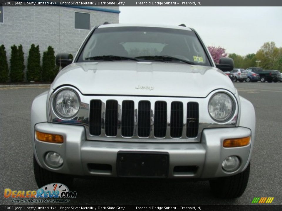 2003 Jeep Liberty Limited 4x4 Bright Silver Metallic / Dark Slate Gray Photo #2