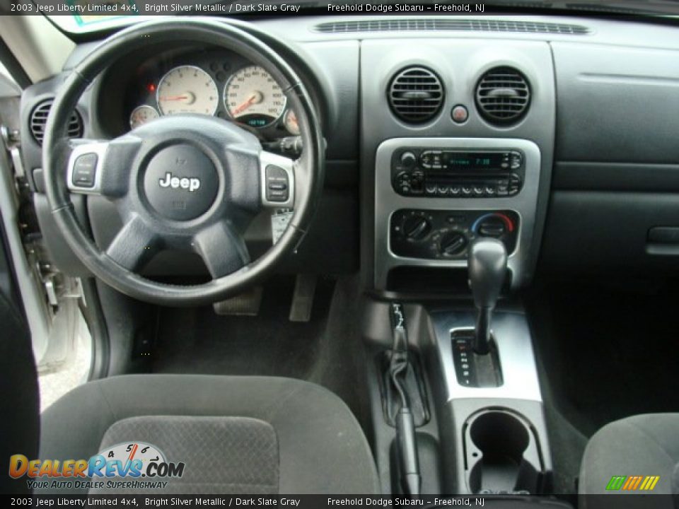 2003 Jeep Liberty Limited 4x4 Bright Silver Metallic / Dark Slate Gray Photo #10